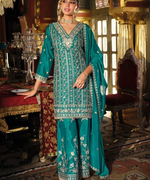 Wedding Wear Pakistani Sharara Suit