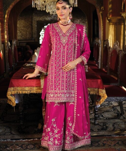 Wedding Wear Pakistani Sharara Suit