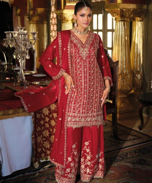 Wedding Wear Pakistani Sharara Suit