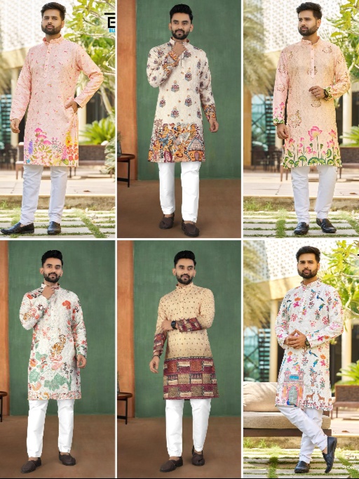 Wedding Wear Traditional Men's Embroidery Kurta