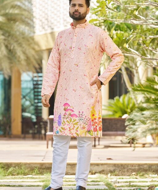 Wedding Wear Traditional Men's Embroidery Kurta