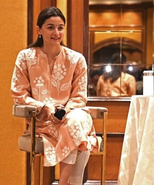 Alia Bhatt Birthday Kurti Pant Dupatta Set