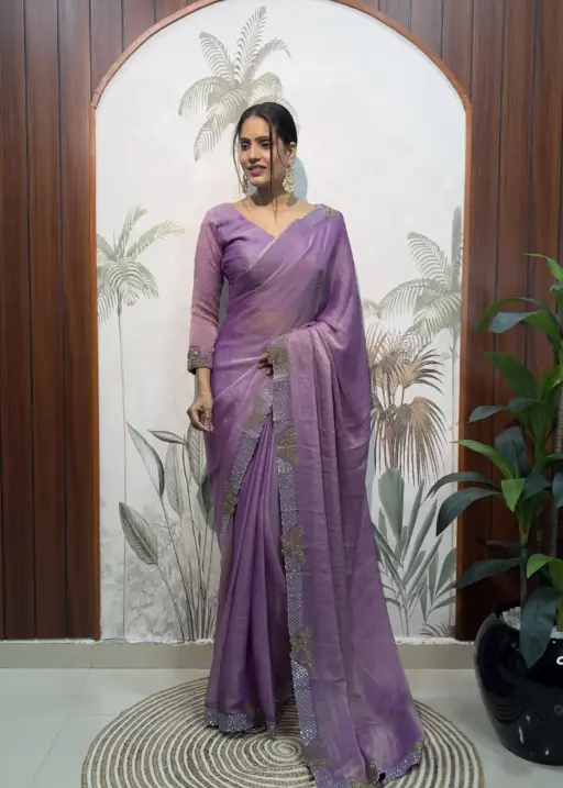 Ready to Wear Pastel Wedding Saree