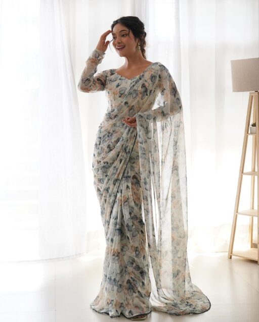 Dreamy Floral RTW Saree