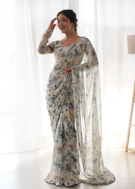 Dreamy Floral RTW Saree