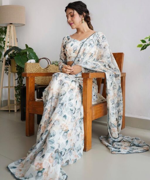Dreamy Floral RTW Saree