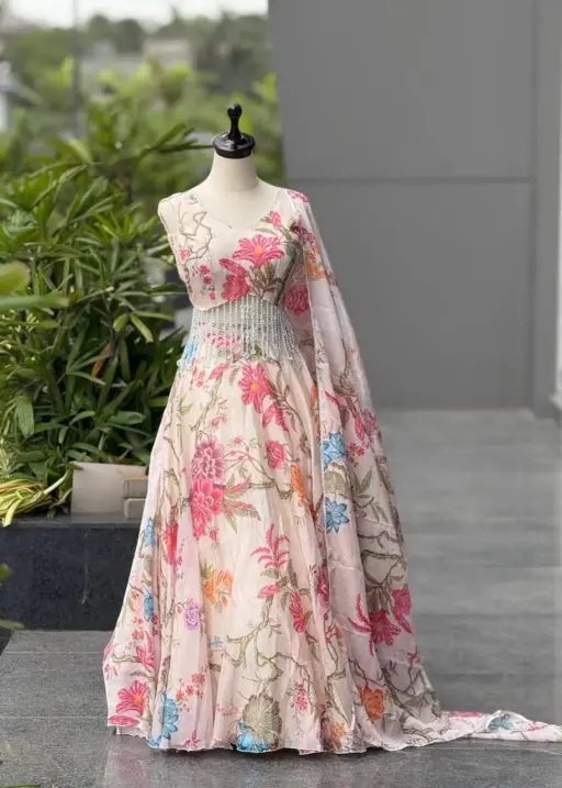 Baby Pink Readymade Girly Lehenga For Wedding