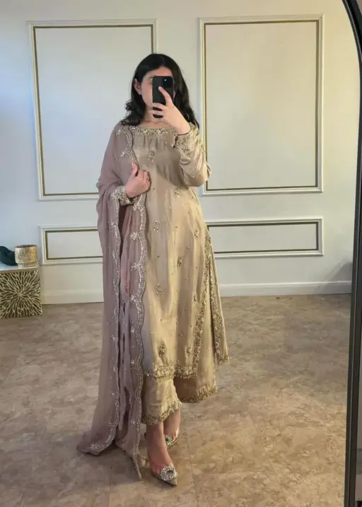 Bollywood Inspired Golden Salwar Suit