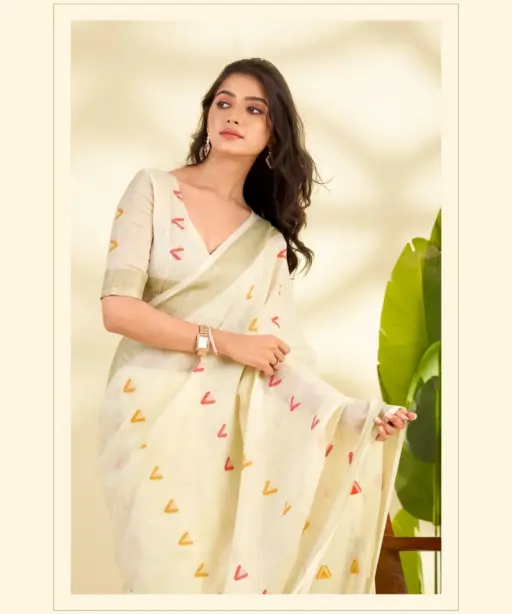 Buy Linen Sarees Online