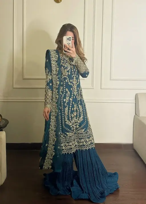 Buy Readymade Pakistani Plazzo Suit