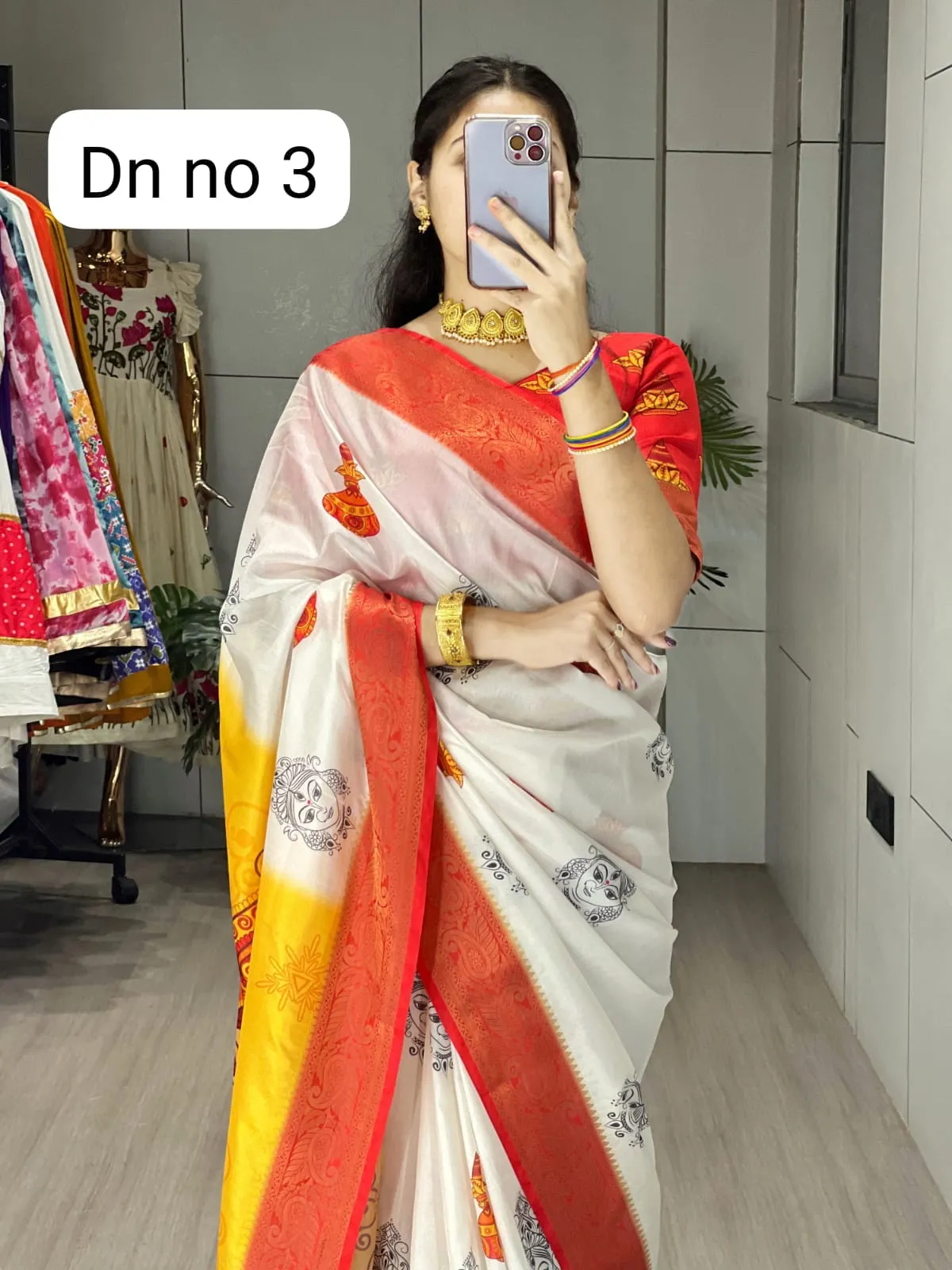 Durga Pooja Saree Design 2025 - Image 11