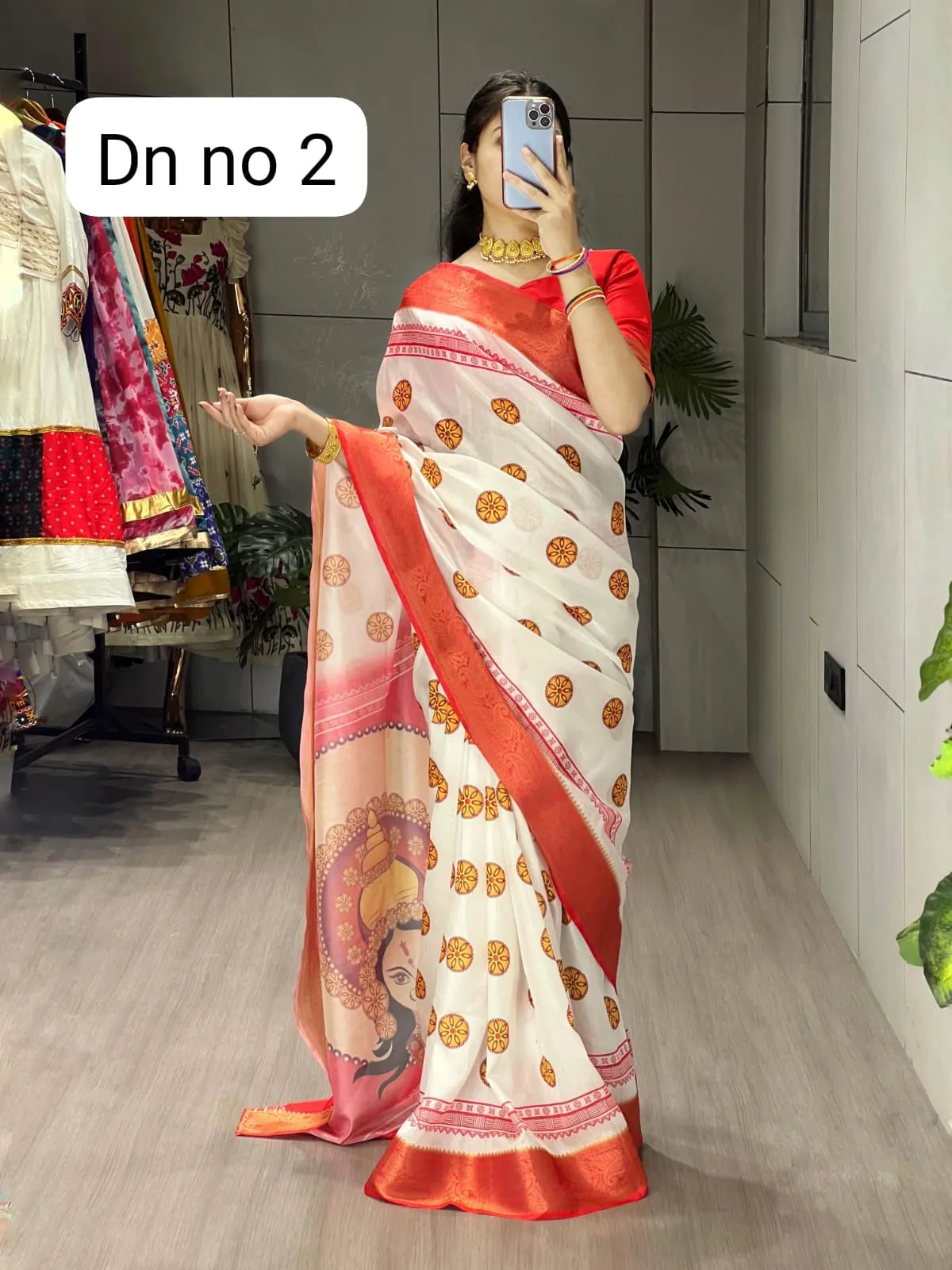 Durga Pooja Saree Design 2025 - Image 13