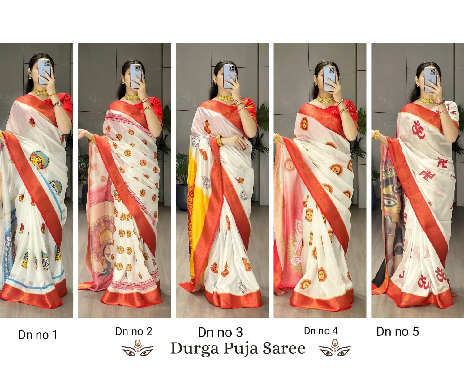 Durga Pooja Saree Design 2025 - Image 14