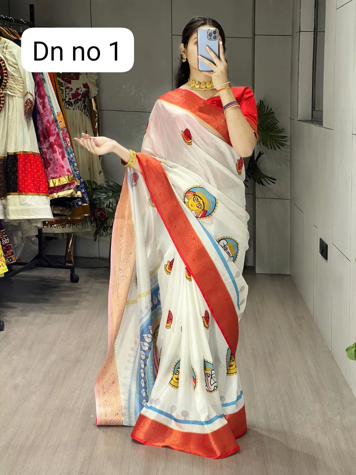 Durga Pooja Saree Design 2025 - Image 15