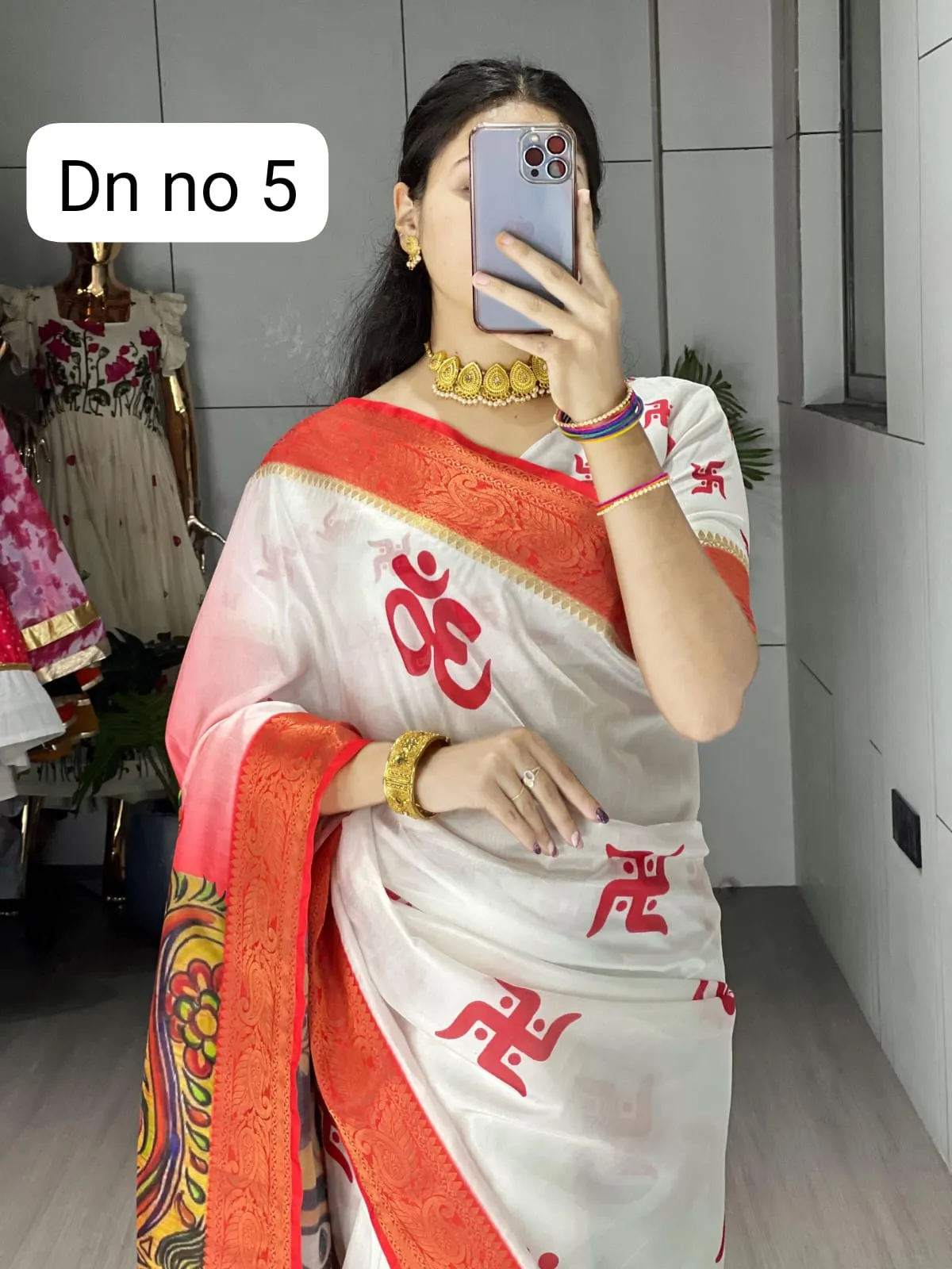 Durga Pooja Saree Design 2025 - Image 2