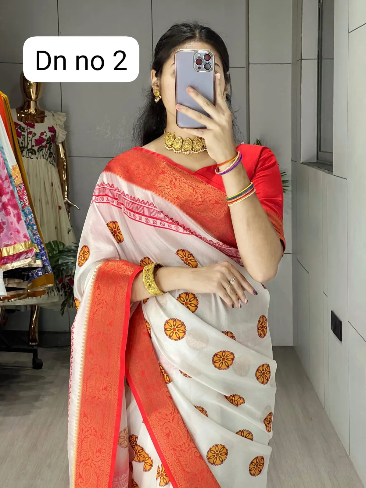 Durga Pooja Saree Design 2025 - Image 3