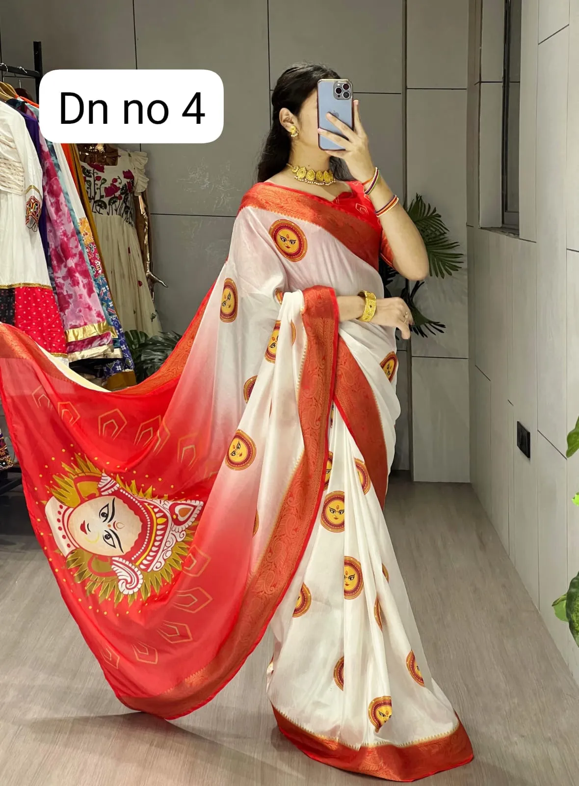 Durga Pooja Saree Design 2025 - Image 4
