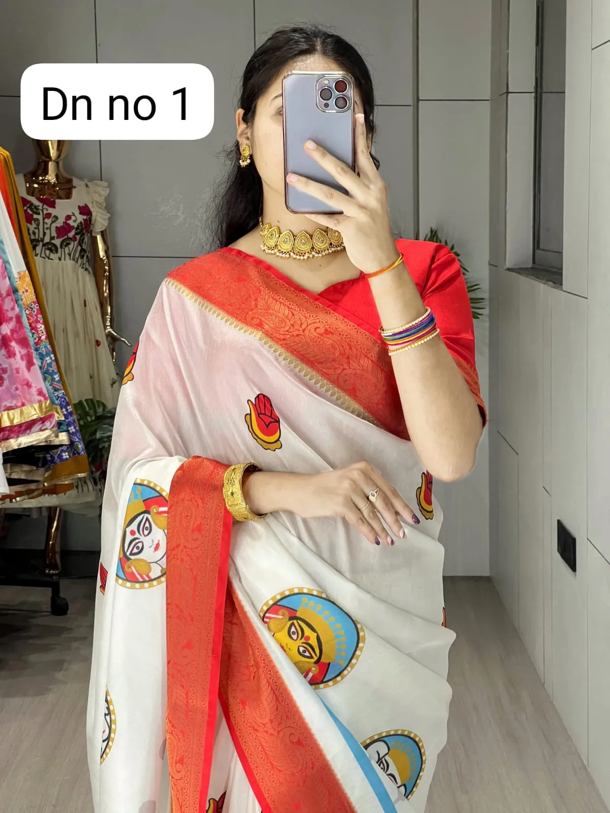 Durga Pooja Saree Design 2025 - Image 5