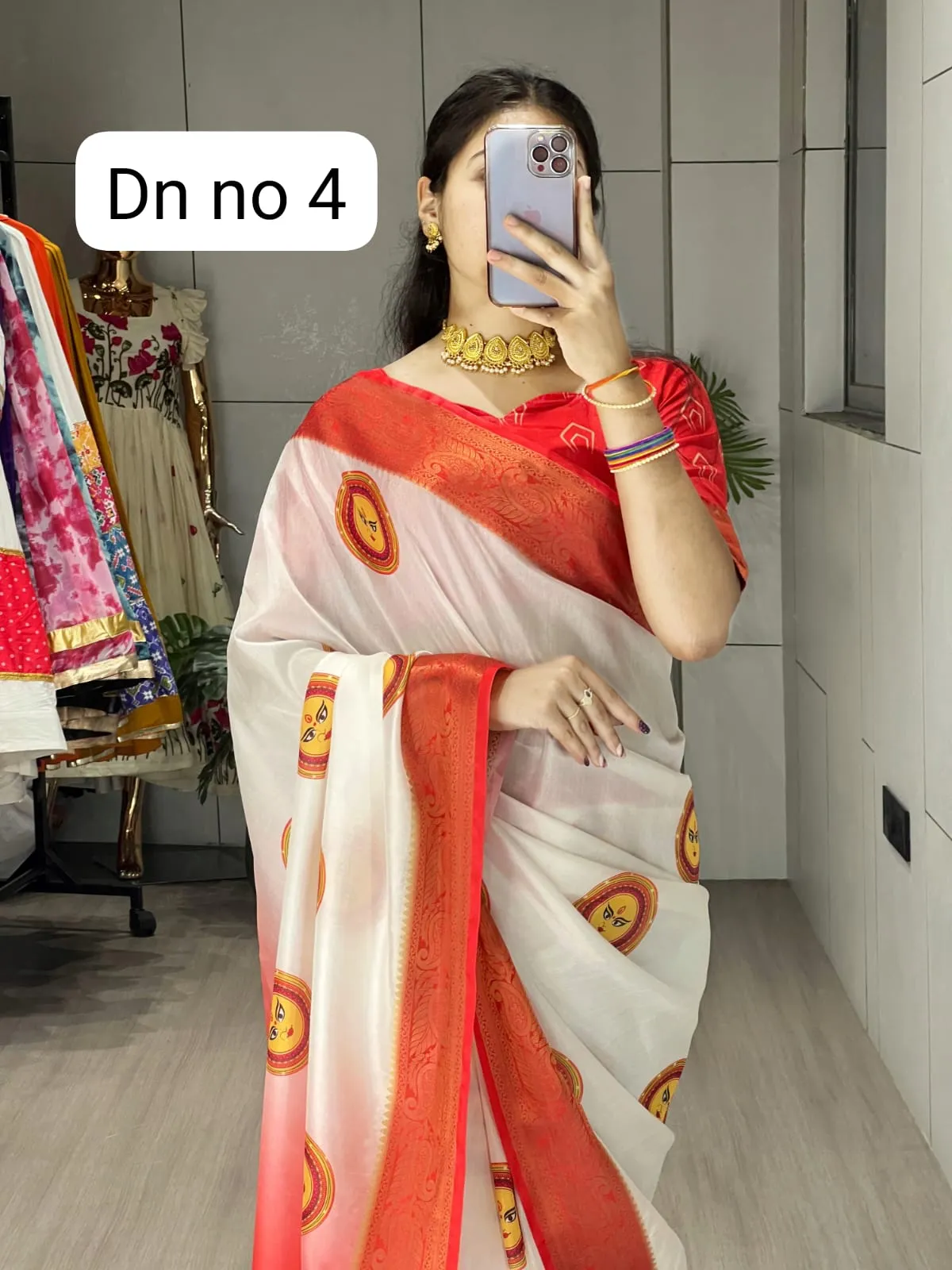 Durga Pooja Saree Design 2025 - Image 8