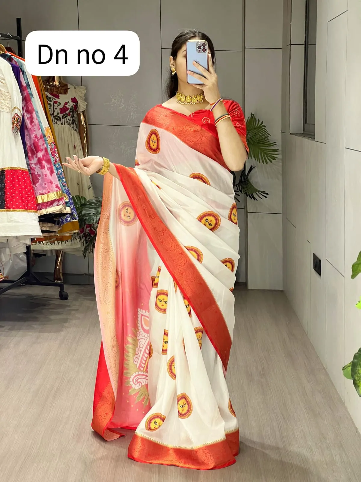 Durga Pooja Saree Design 2025 - Image 9