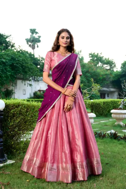 Festive Special Kanchipuram Lehenga Choli