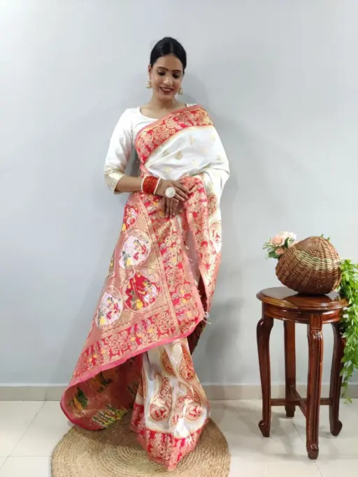 Festive Wear Banarasi Silk RTW Saree