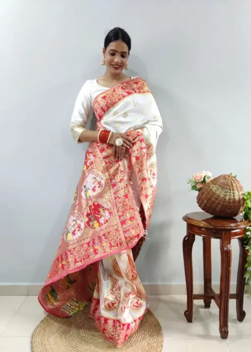 Festive Wear Banarasi Silk RTW Saree