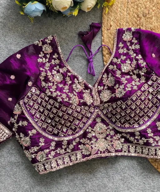 Festive Wear Handwork Readymade Blouse