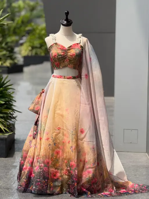 Haldi Ceremony Special Readymade Fancy Lehenga