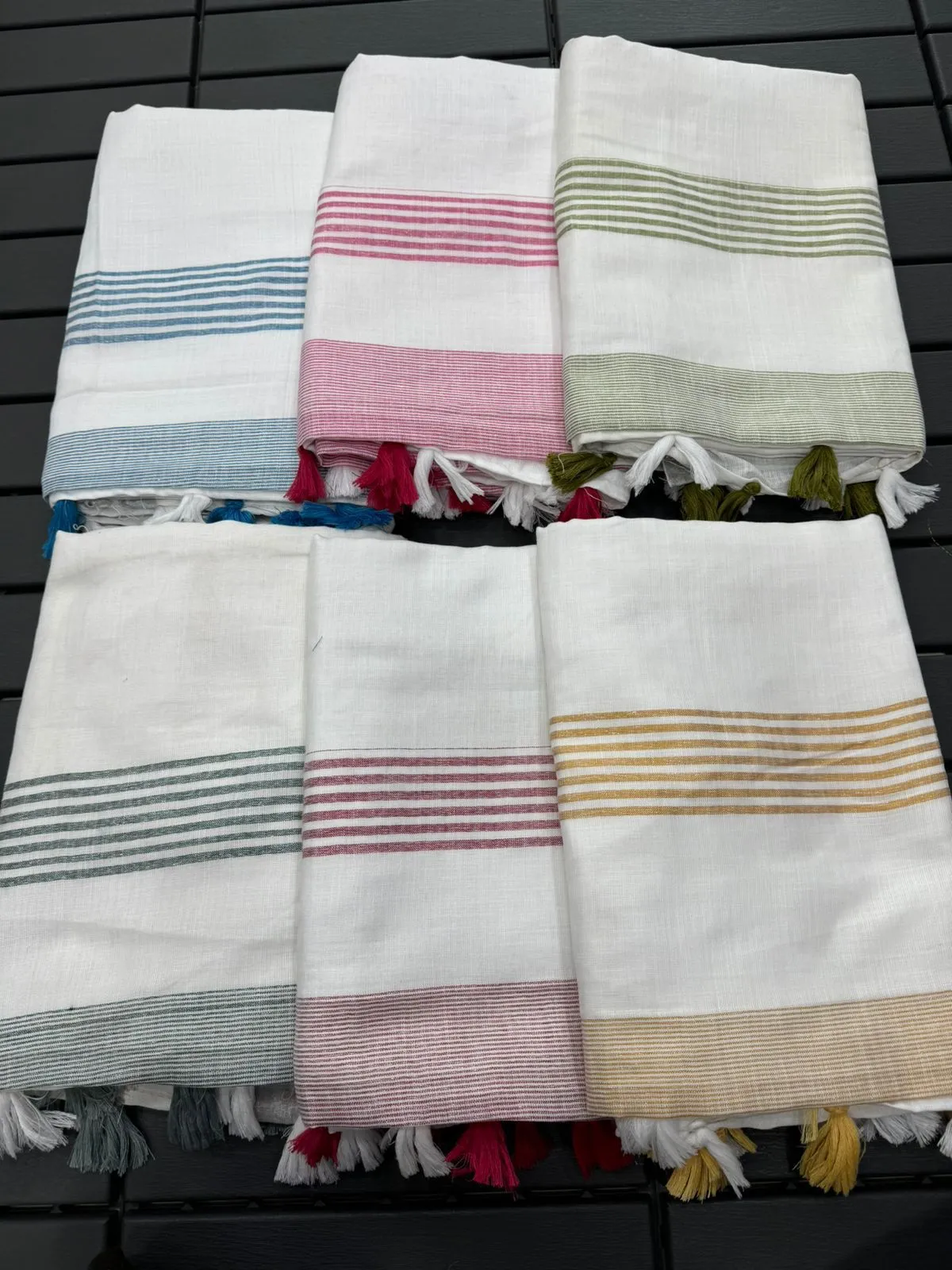 Handwoven Manipuri Cotton Saree under 500 - Image 6
