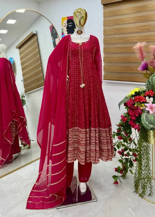 Karwa Chauth Special Anarkali Suit 2025