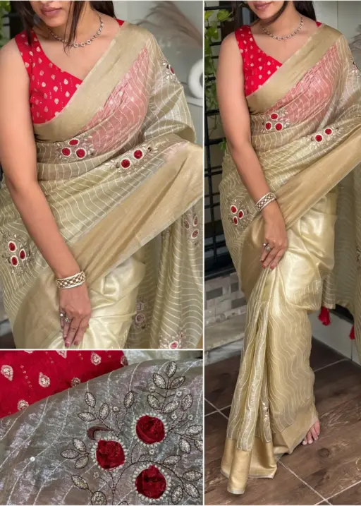 Pooja Special Tissue silk Sarees