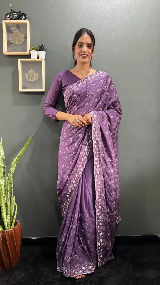 Premium 1 Min Saree For Diwali and wedding