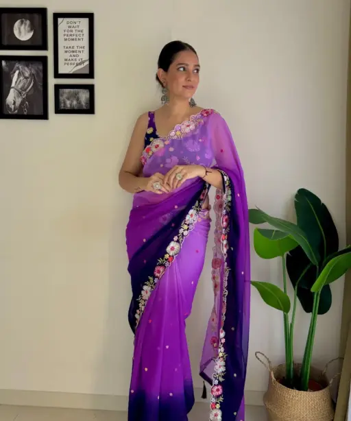 Premium Night Partywear Saree