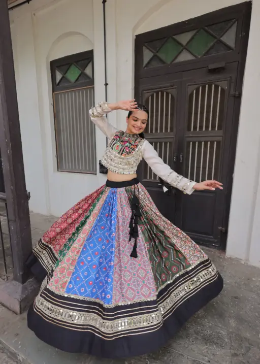 Readymade Multi Color Navratri Chaniya Choli