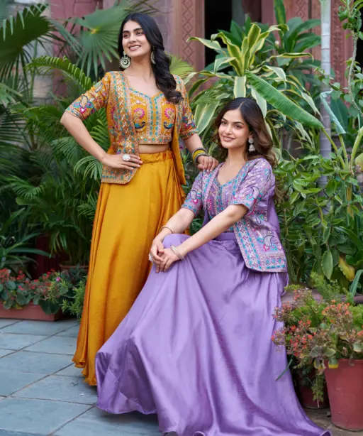 Sangeet Special Lehenga Choli with Koti