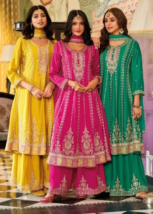 Sangeet Wear Long Shirt Suit