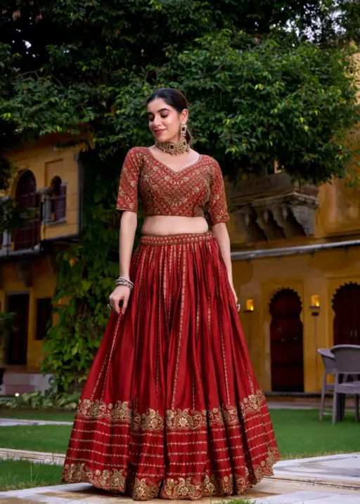 Stylish Lehenga Choli For karwa Chauth