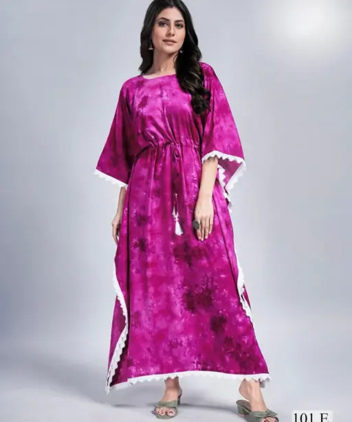 Tie Die Kaftan Dress