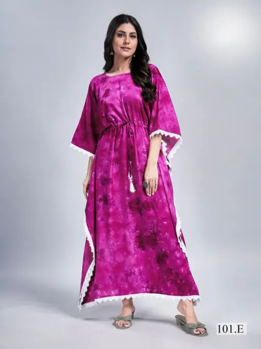 Tie Die Kaftan Dress