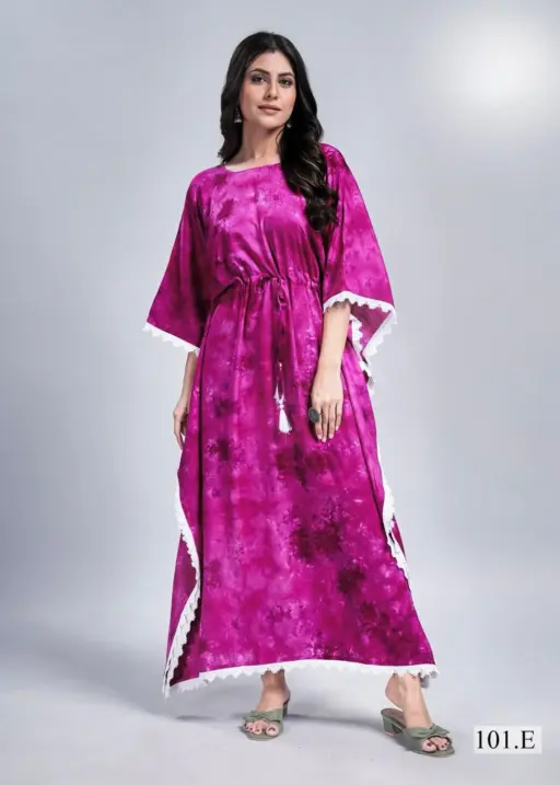 Tie Die Kaftan Dress