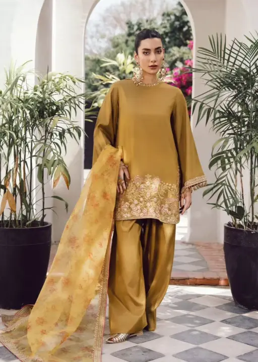 Trending Pakistani Suit Farsi Salwar