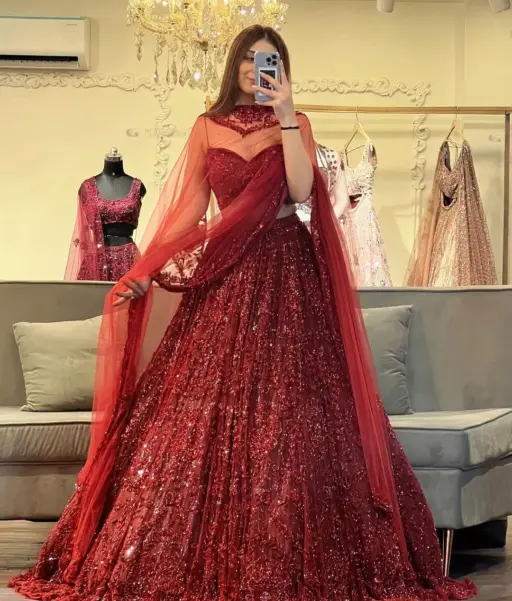 Wedding Sepcial Red Lehenga Choli