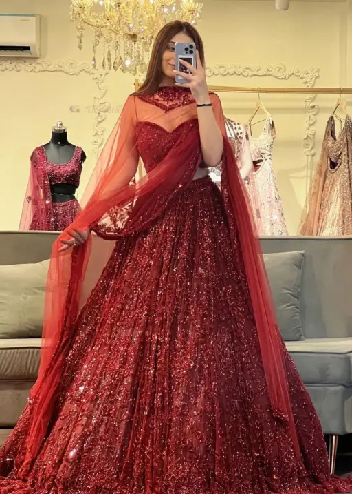 Wedding Sepcial Red Lehenga Choli