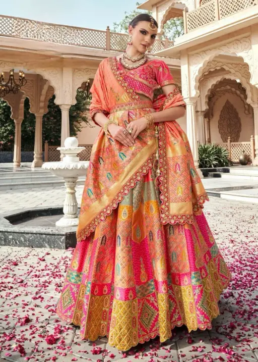 Wedding Special Banarasi Silk Lehenga Choli