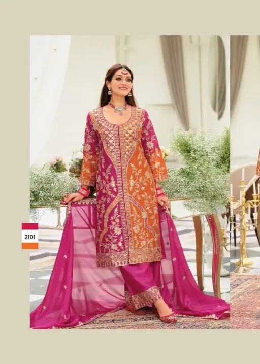 Wedding Special Stylish Plazzo Salwar Suit