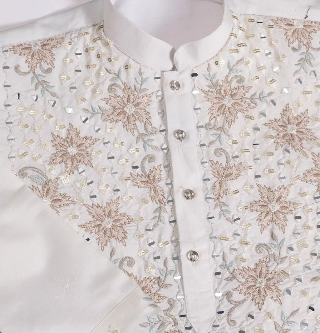 Wedding Wear Mens Embroidery Kurta - Image 6