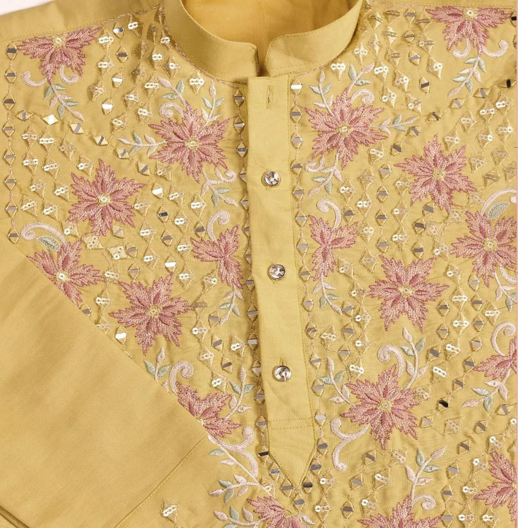 Wedding Wear Mens Embroidery Kurta - Image 7
