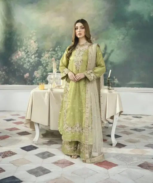 Big Size Pakistani Salwar Suit Stitched