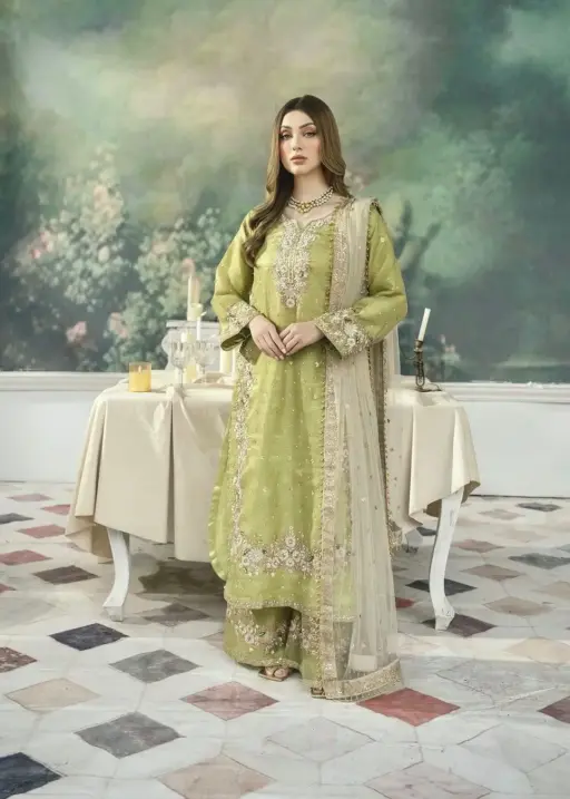 Big Size Pakistani Salwar Suit Stitched